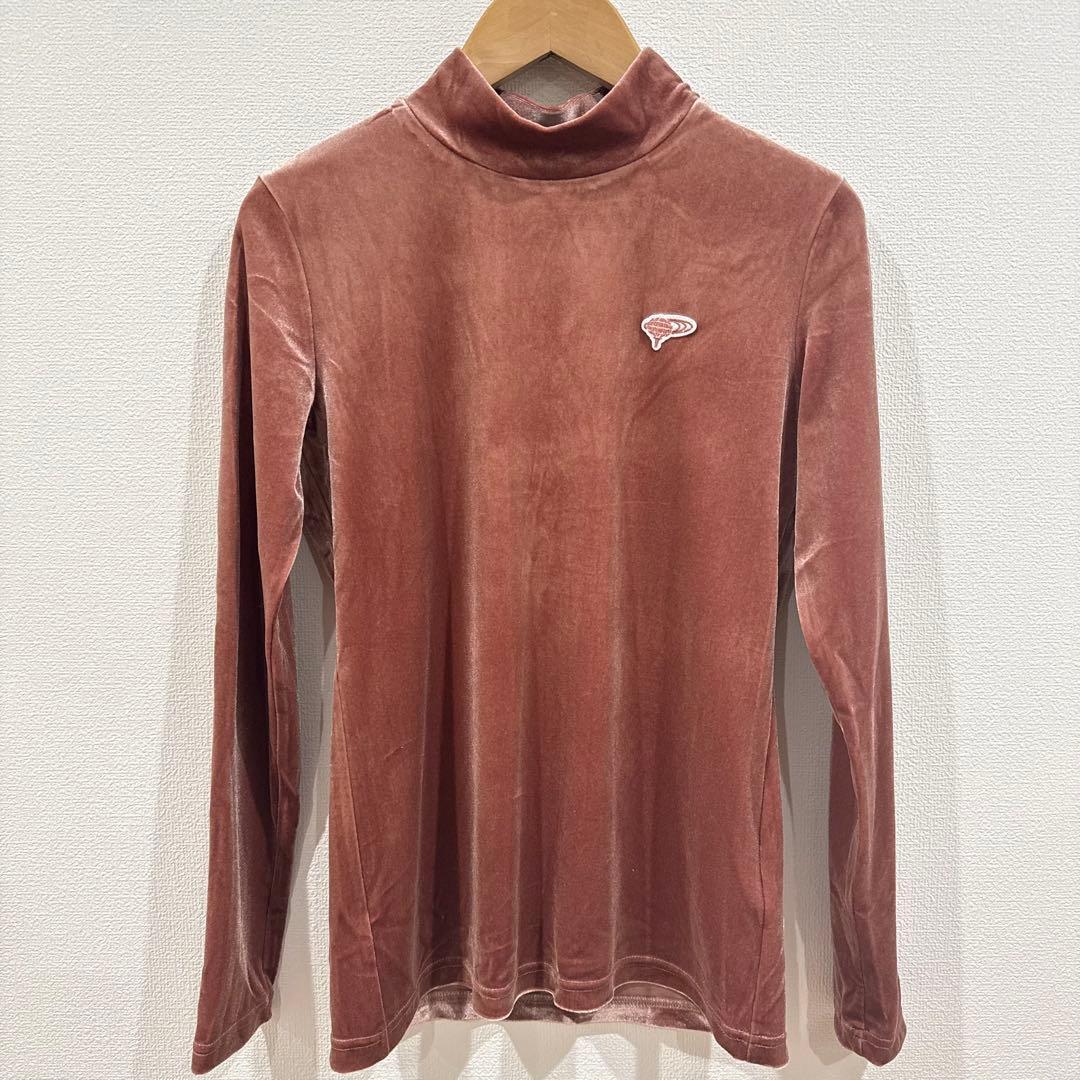 【美品】BEAMS GOLF ビームスゴルフ ベロア モックネック 長袖