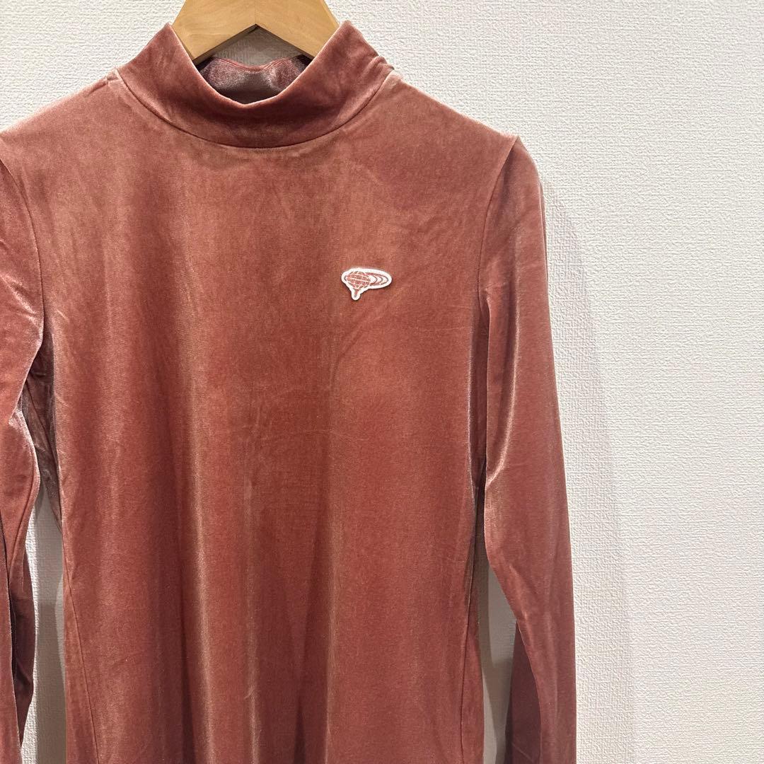 【美品】BEAMS GOLF ビームスゴルフ ベロア モックネック 長袖