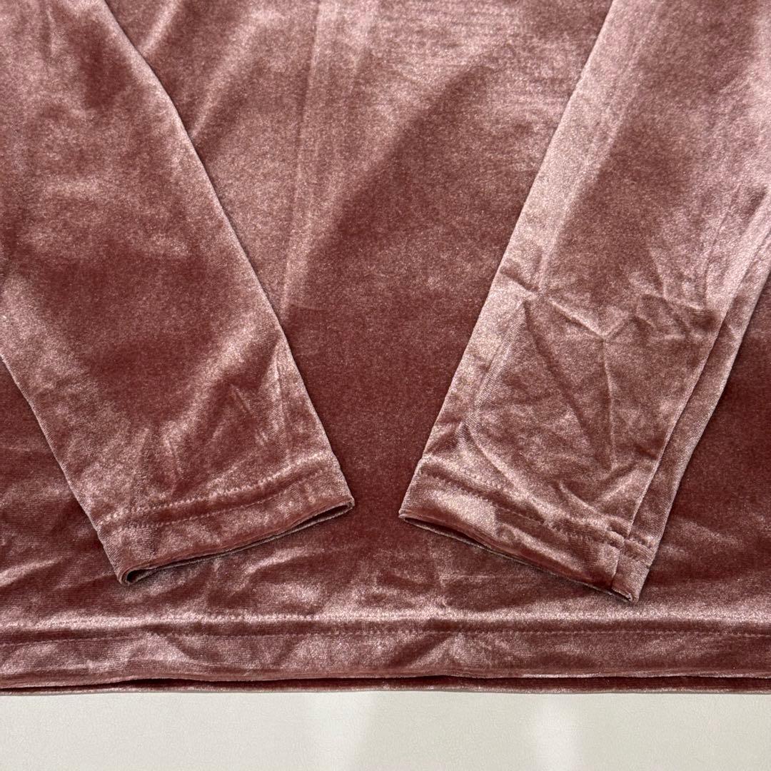 【美品】BEAMS GOLF ビームスゴルフ ベロア モックネック 長袖