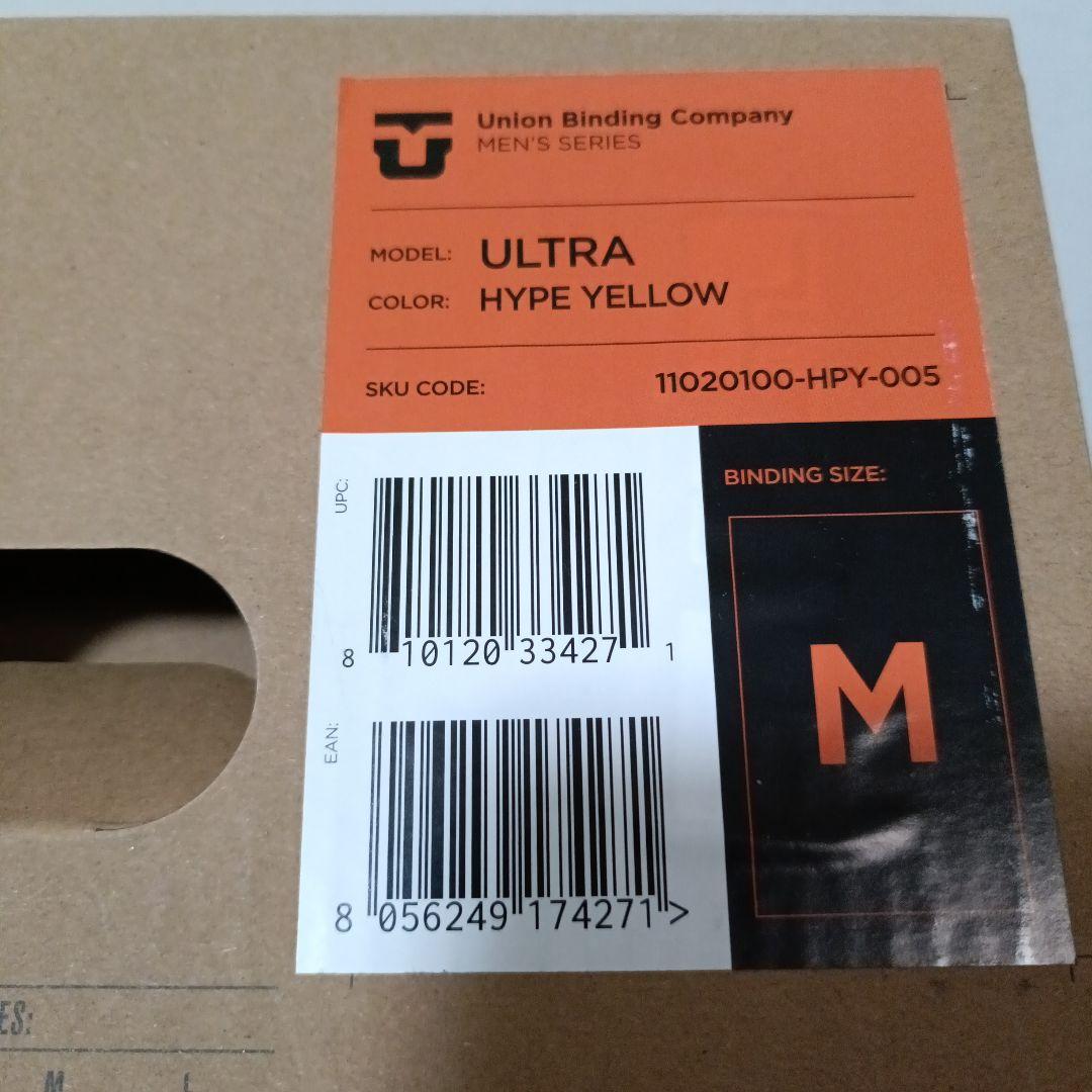中古美品　25-26 UNION ULTRA ビンディング Mサイズ　グラトリ