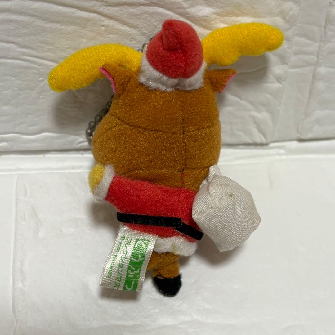 どうぶつの森　ジングル　ぬいぐるみキーホルダー　平成レトロ　当時物　クリスマス
