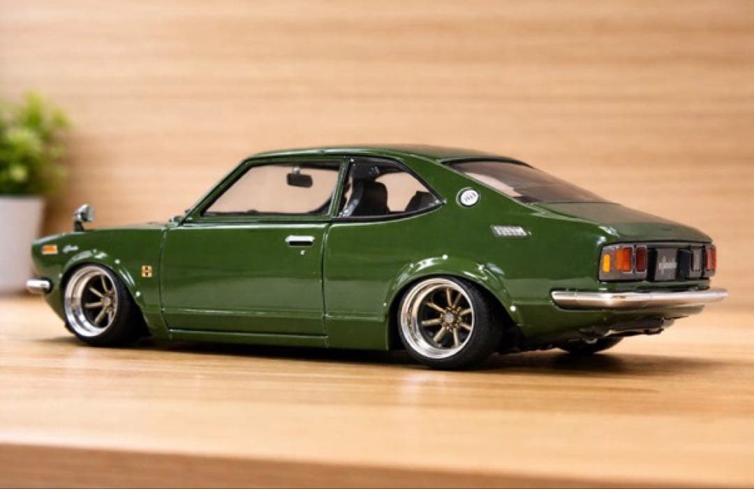 スプリンター　27トレノ改　ワタナベ　ホイール　アルミ製　深リム　1/43