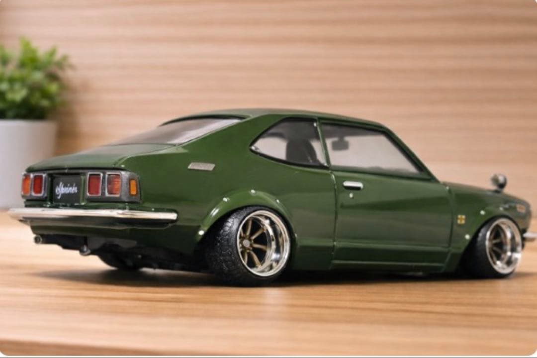 スプリンター　27トレノ改　ワタナベ　ホイール　アルミ製　深リム　1/43