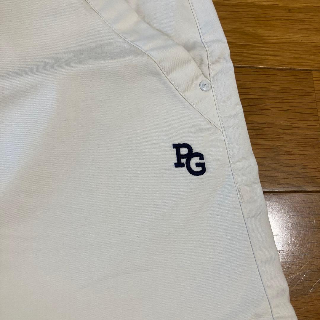 PG パーリーゲイツ　ピンクポロシャツとホワイトスカートセット