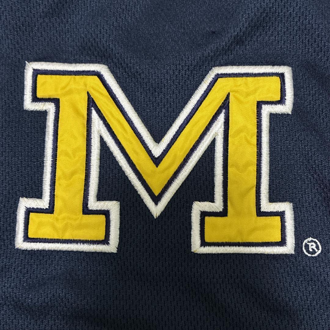 ミシガン大学 カレッジ 両面刺繍 2XL バスケ ゲームシャツ ユニフォーム