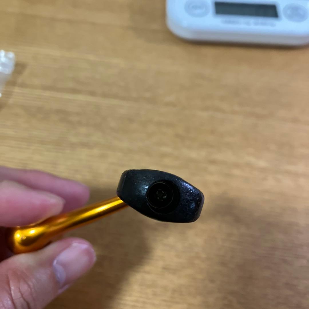 美品　早い物勝ち　ダイワ用45mm ハンドル　ザイオンノブ　ゴメクサス　スタンド