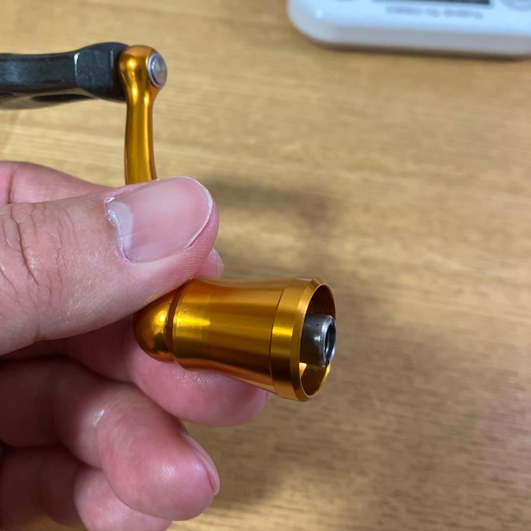 美品　早い物勝ち　ダイワ用45mm ハンドル　ザイオンノブ　ゴメクサス　スタンド
