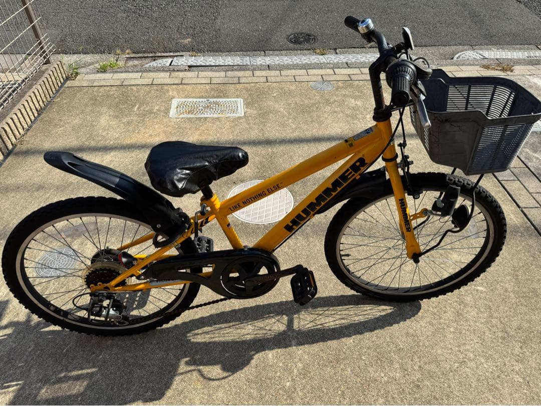 HUMMER 子供用自転車 22インチ　CTB226-TZ（イエロー）