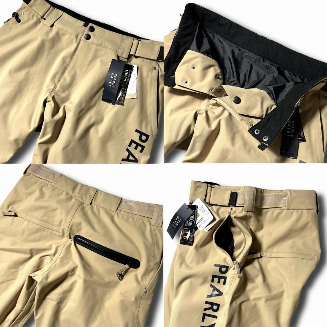ま*ん様 ベージュ パーリーゲイツ 定価10.4万 防水防風 上下セット スノー