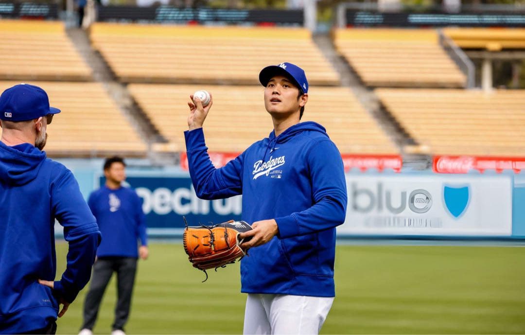 【正規品】大谷翔平 MLBドジャース NIKE 選手仕様フーディー JL
