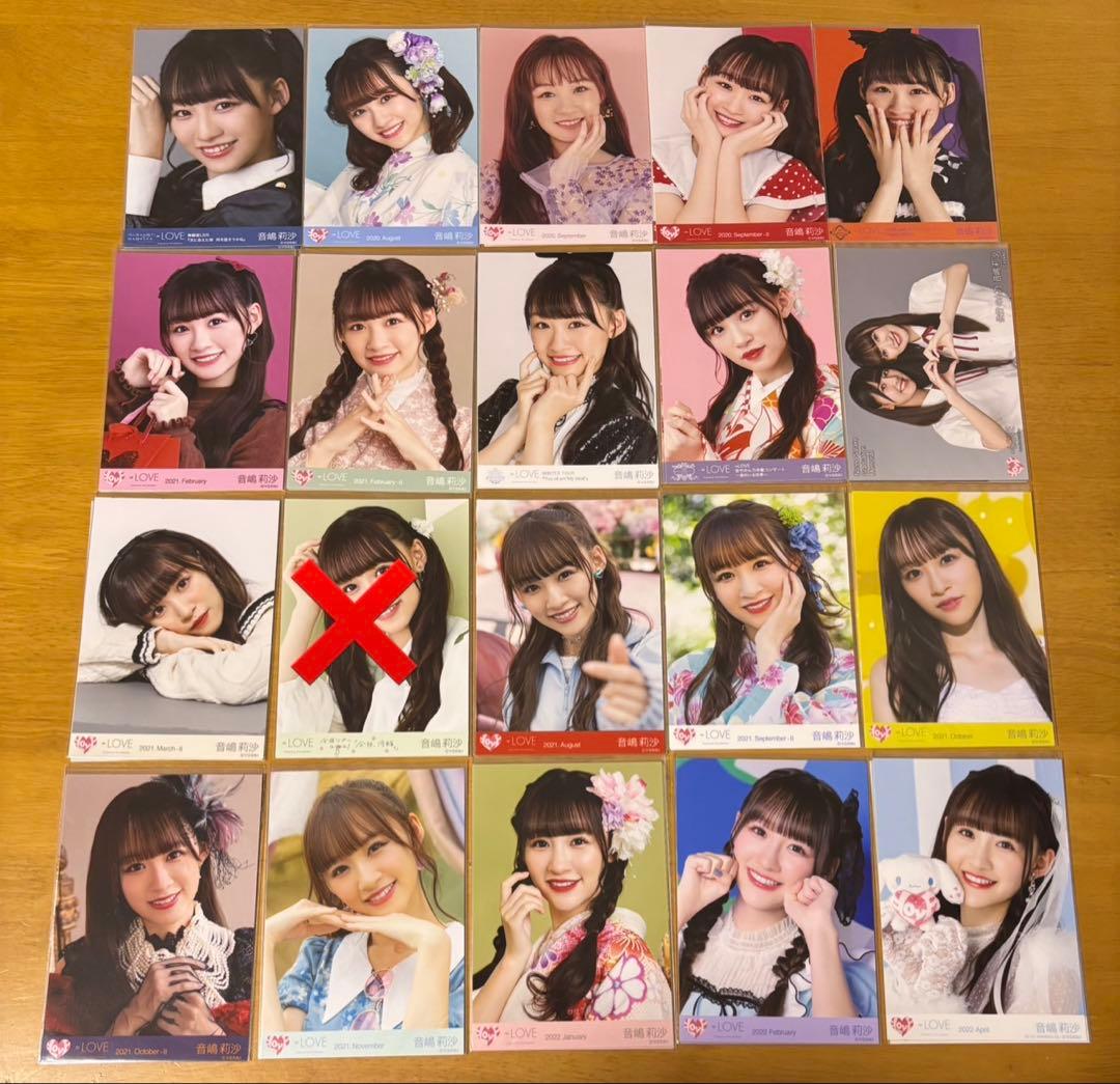 ＝LOVE イコラブ 音嶋莉沙 生写真まとめ売り 244枚 直筆あり