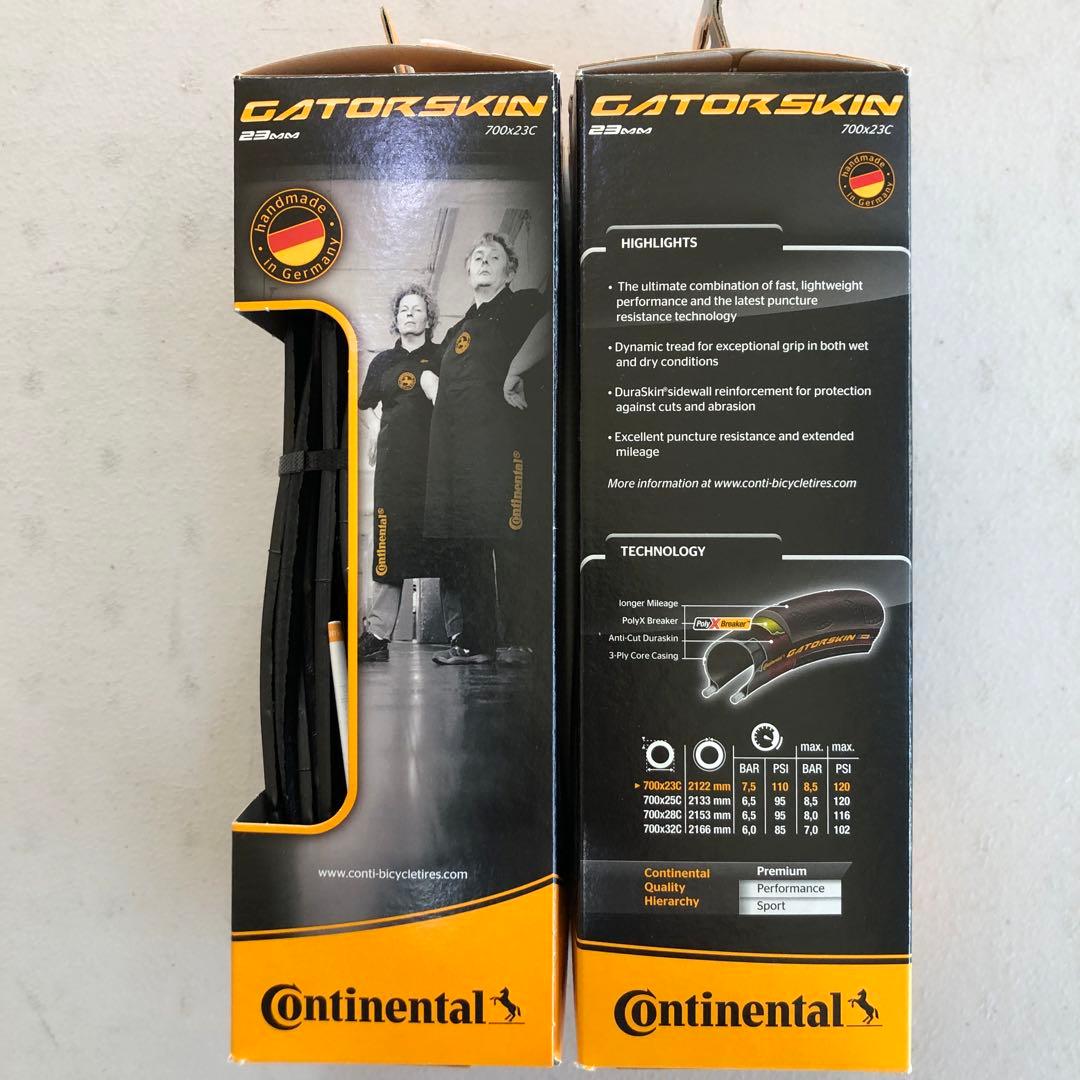 真・最終価格Continental Gatorskin 700x23C 2本