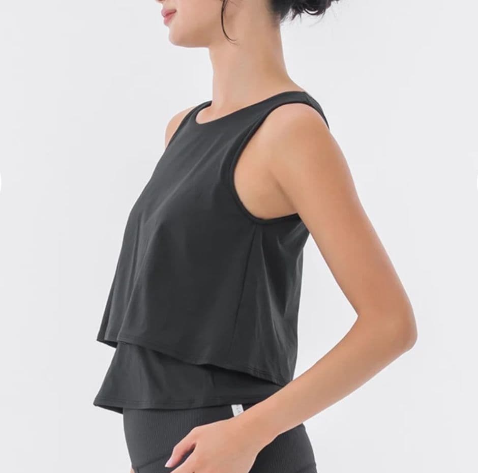 SUKALA　カップ付きフレアタンクトップ　ブラックL 新品未開封