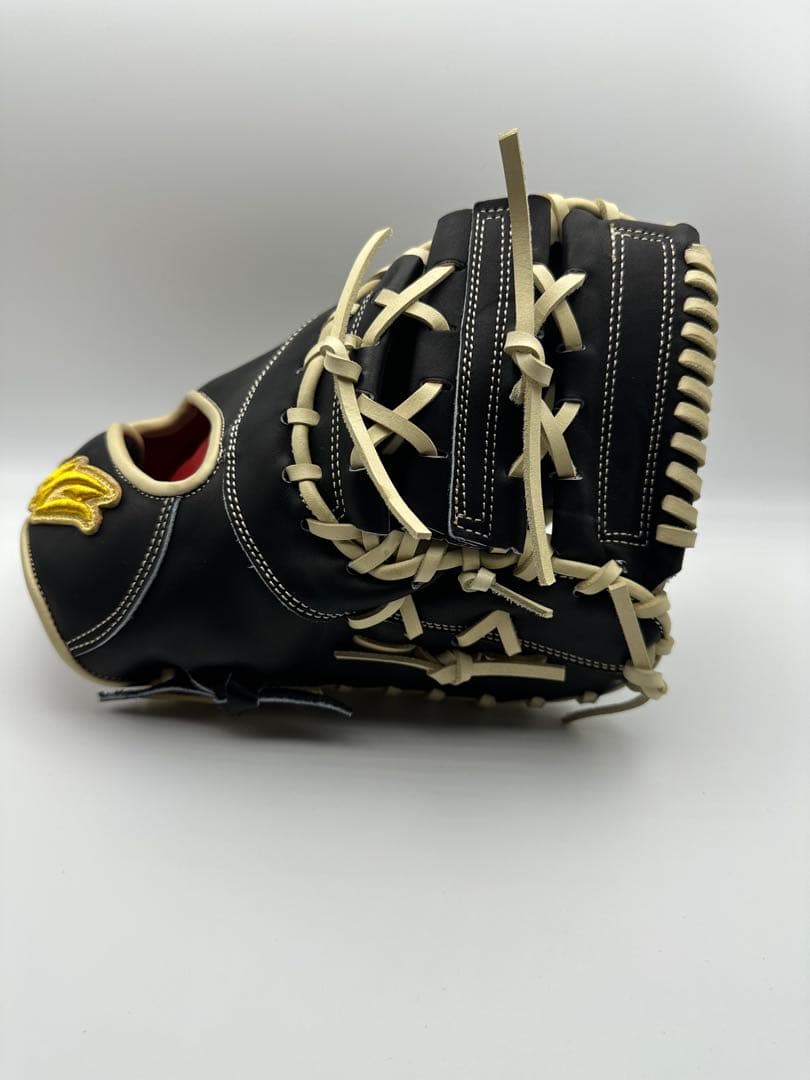 硬式野球グローブ 黒 レザー