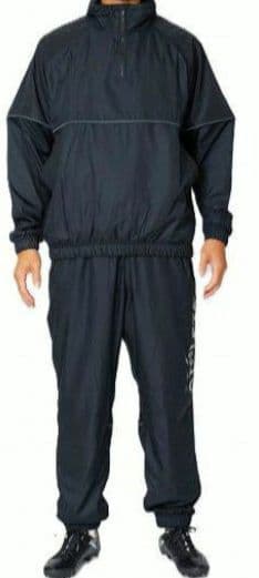 ATHLETA ウィンドブレーカー　黒　上下セット　O