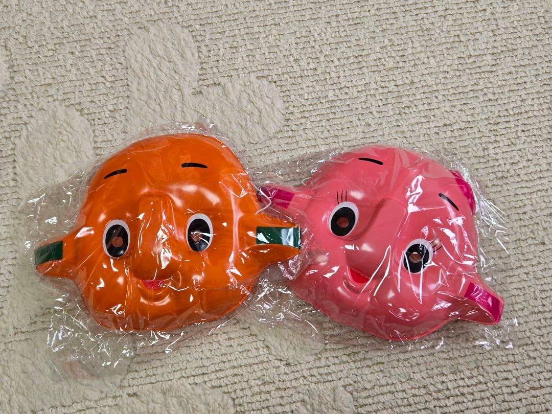 サトちゃん サトコちゃん 希少グッズ詰合せ（貯金箱・お面・その他）