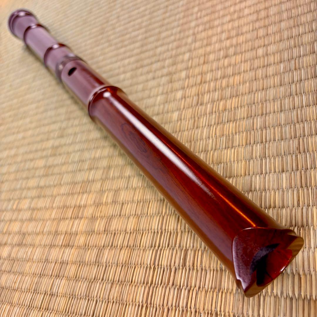 都山流 尺八 琴風 八寸管 5穴　樹脂管