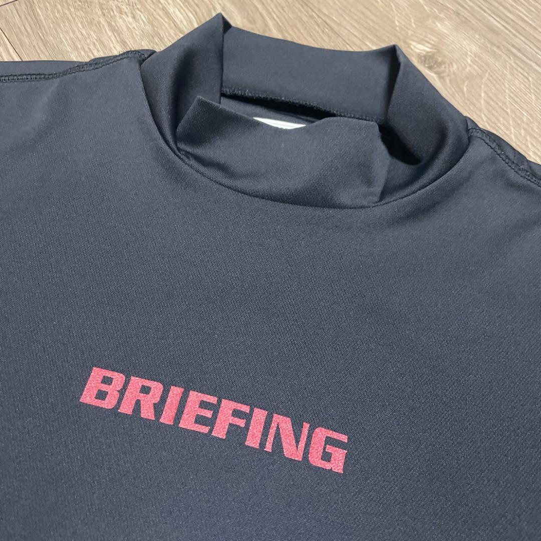 BRIEFING ブリーフィング モックネック長袖 ブラック
