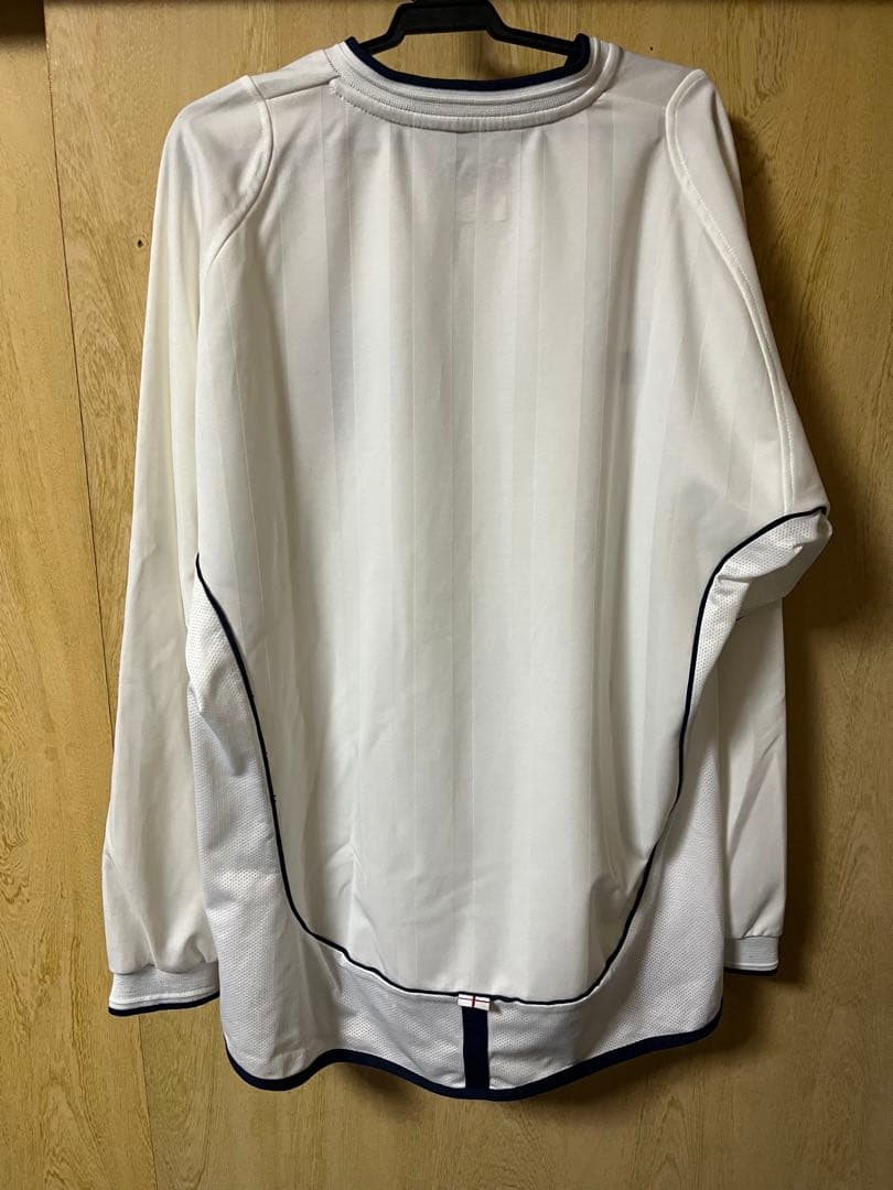 イングランド代表 Umbro ホワイト長袖シャツ