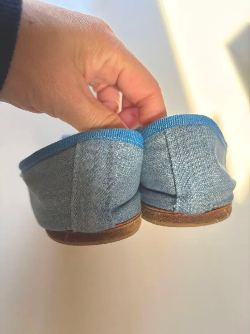 E. Porselli デニム　サイズ38 バレエshoes