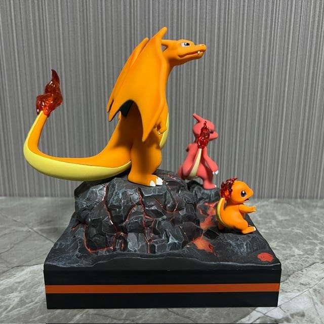 【 新品 】リザードン　リザード　ヒトカゲ　ガレキ　フィギュア　セット