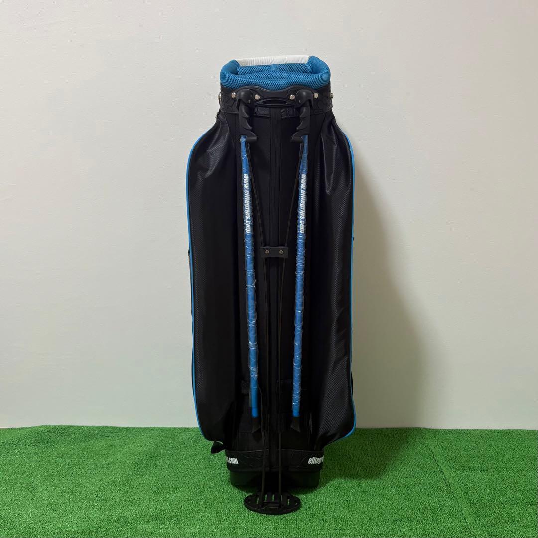 elite grips エリートグリップ 軽量キャディバッグ ブラック＆ブルー