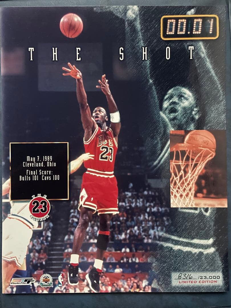 Michael Jordan 引退記念シリアルNo入りフォト6枚　バラ売りも可