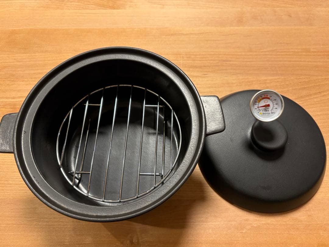 燻製器 ソト IH対応 ST-128BK Smoke Pot IH Black