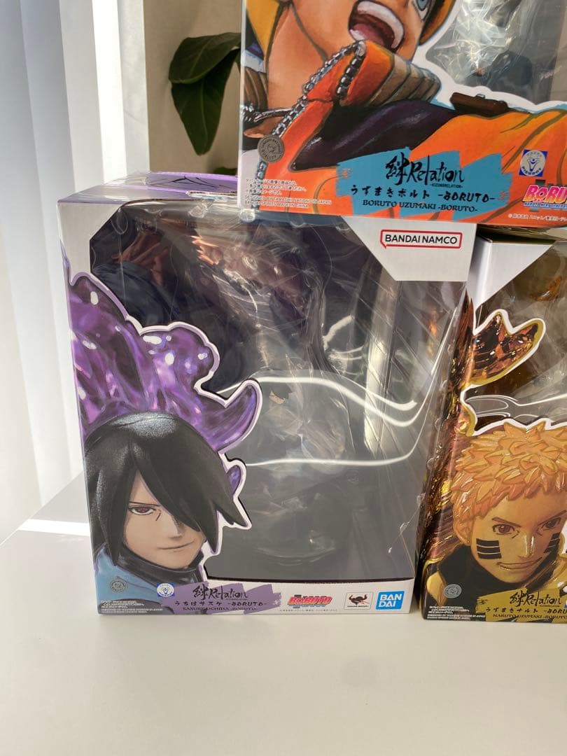 バンダイ ナルト サスケ ボルト　フィギュアセット NARUTO