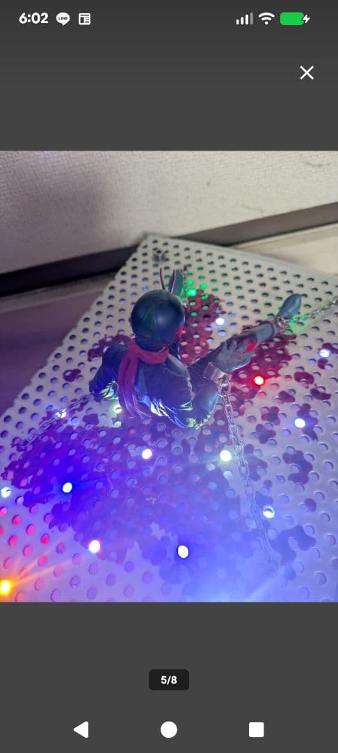 仮面ライダー旧1号！第一話？本郷猛ショッカー改造手術変身直後LED点滅点灯あり