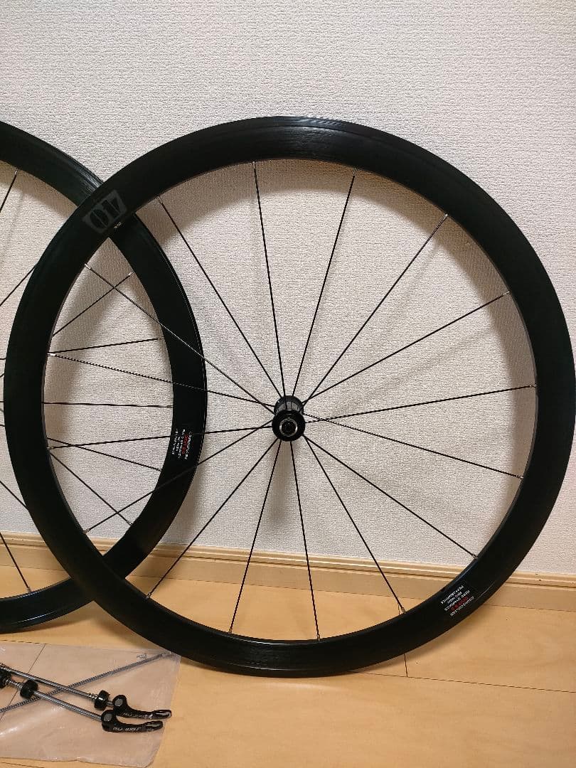 走行500km 美品 700c ロードバイクホイール RUJIXU ディープリム