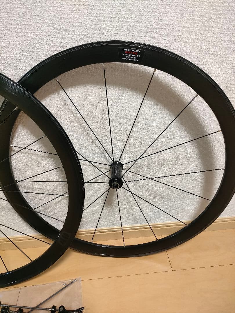 走行500km 美品 700c ロードバイクホイール RUJIXU ディープリム
