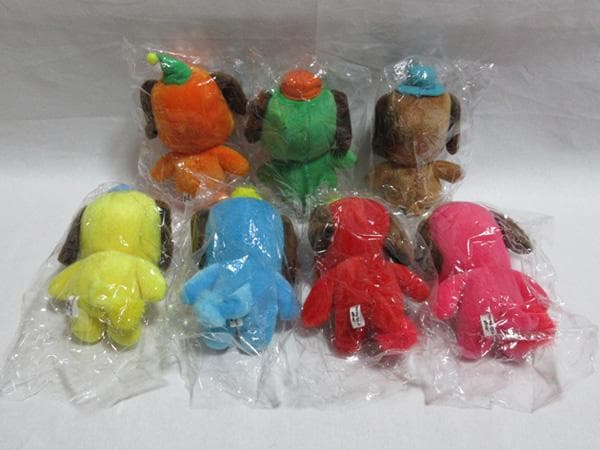 明治製菓7匹のマーブルわんちゃんぬいぐるみフルセット非売品応募当選品昭和レトロ