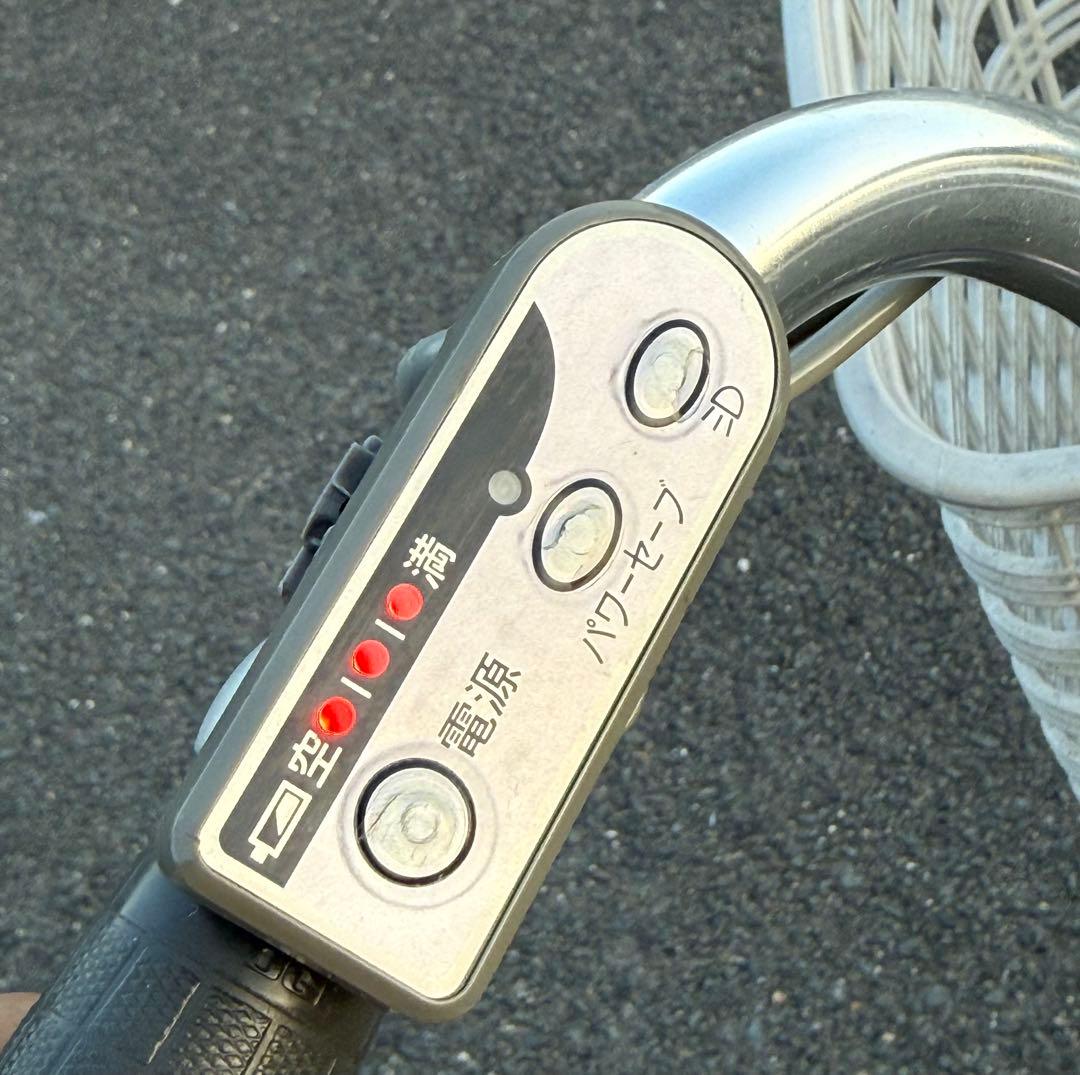 美品 ナショナル バッテリー長押し全灯♪ 電動アシスト自転車