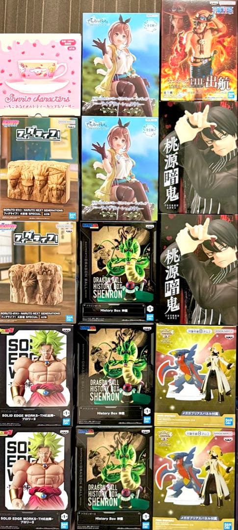 【最新フィギュア29点】呪術廻戦　ドラゴンボール　桃源暗鬼　ナルト　ワンピース