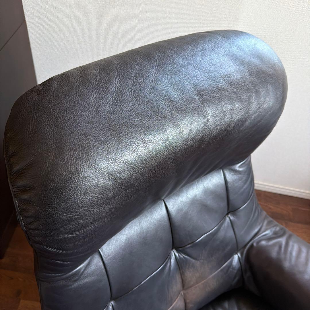 【ジャンク品】カリモク RU7250本革 1人掛けソファ ザファースト