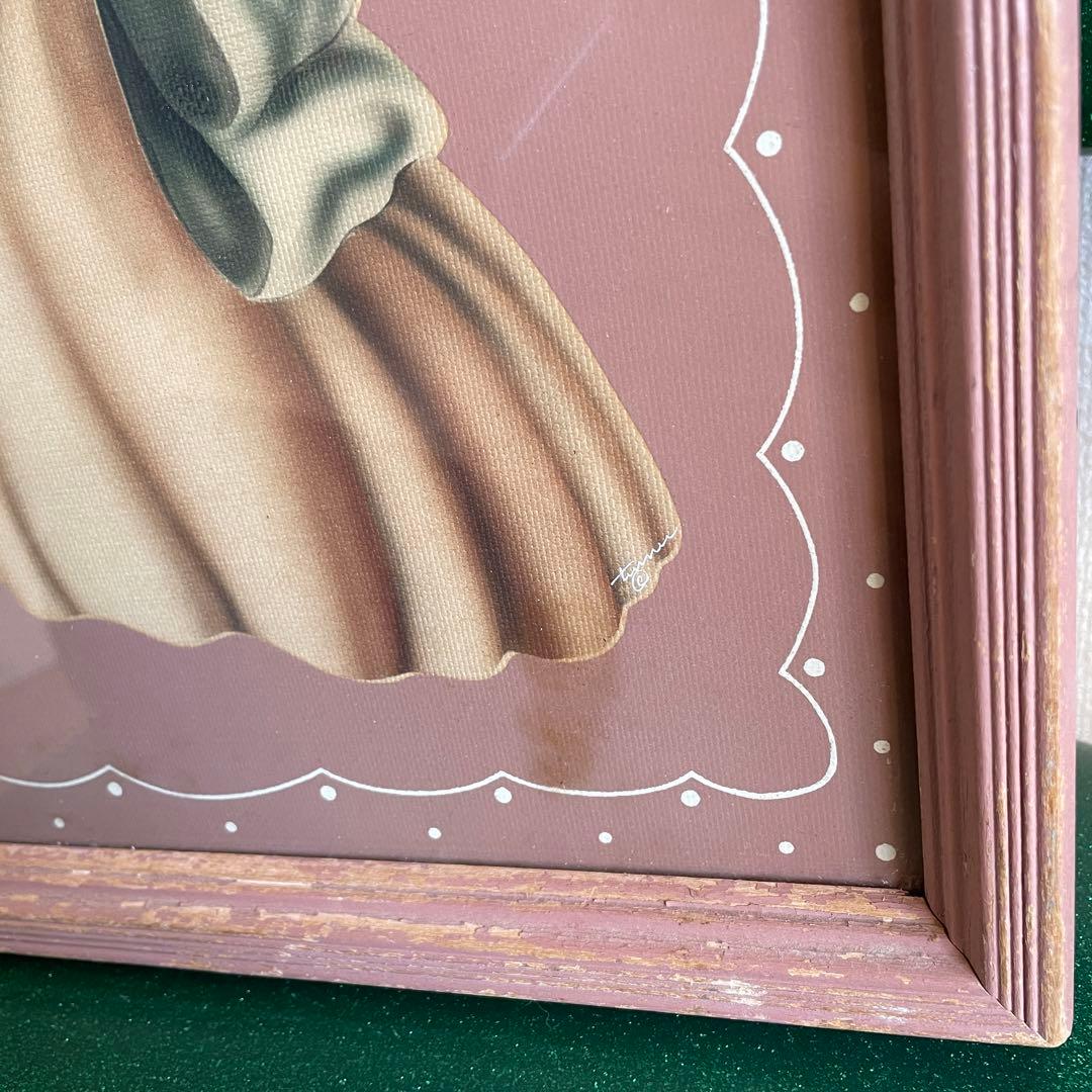 希少！50s〜アメリカアンティーク　ターナー社男女壁掛け　USAヴィンテージ雑貨
