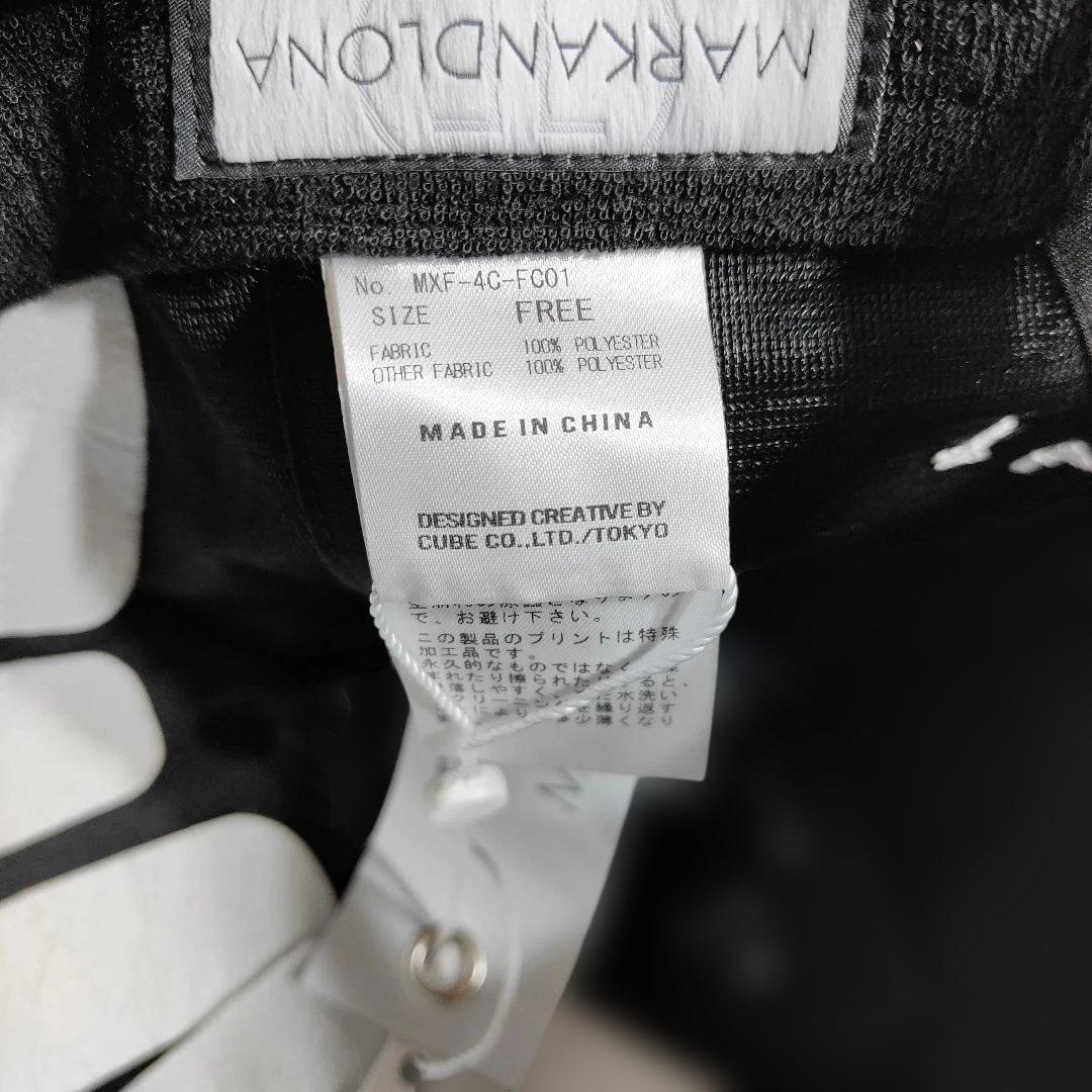 【新品タグ付】マークアンドロナ ゴルフキャップ スカル T-LINE 黒