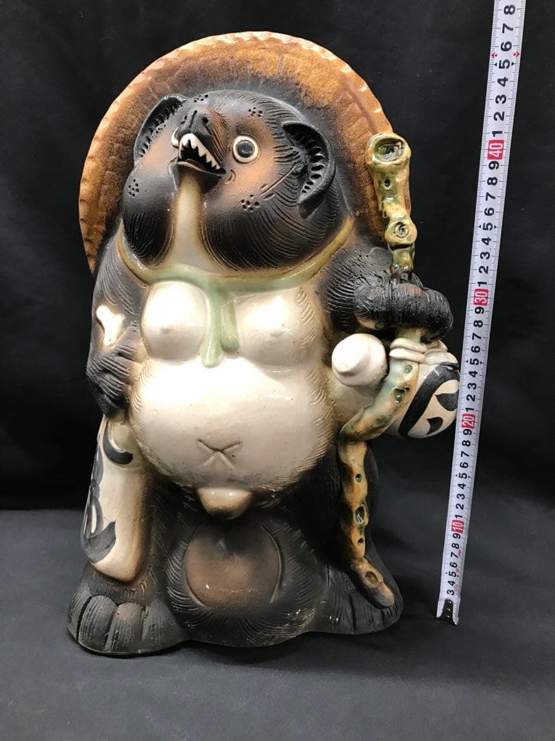 値下！【現状品】狸　たぬき　置物