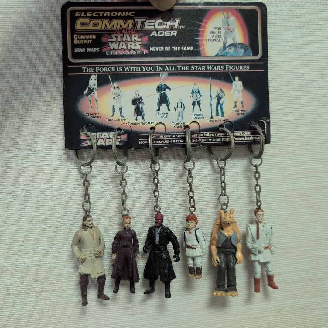 スター・ウォーズ エピソード 1　フィギュア　キーホルダー　6体セット