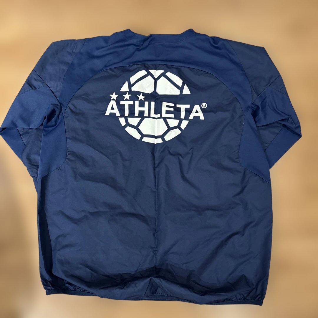 ATHLETA ピステ上下 ネイビー Oサイズ