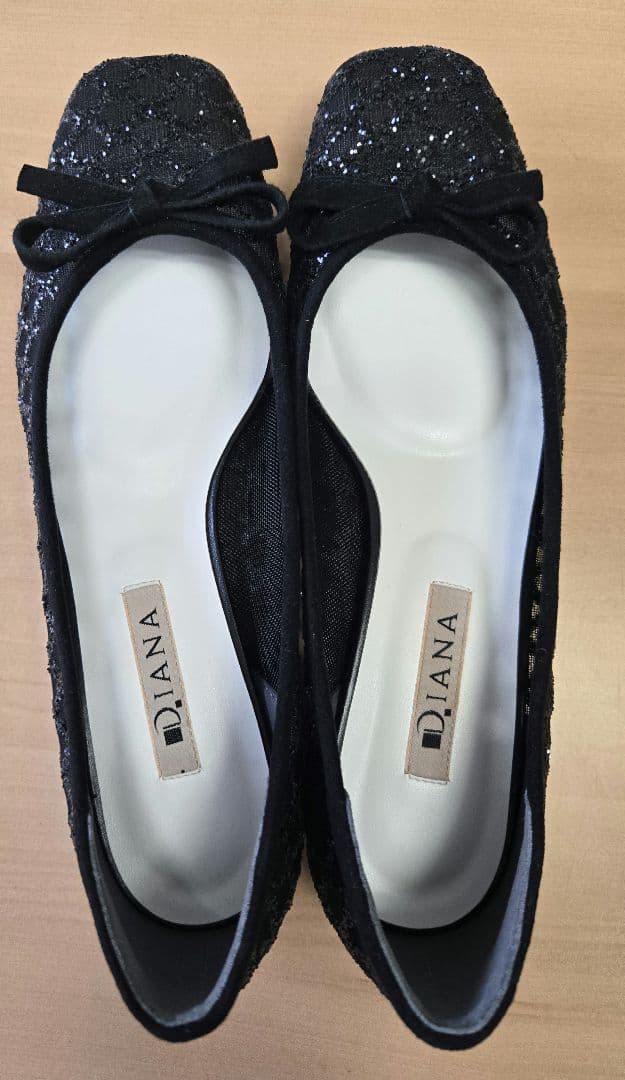新品同様DIANAスクエアトゥバレエシューズ入学式卒業式定価15,950