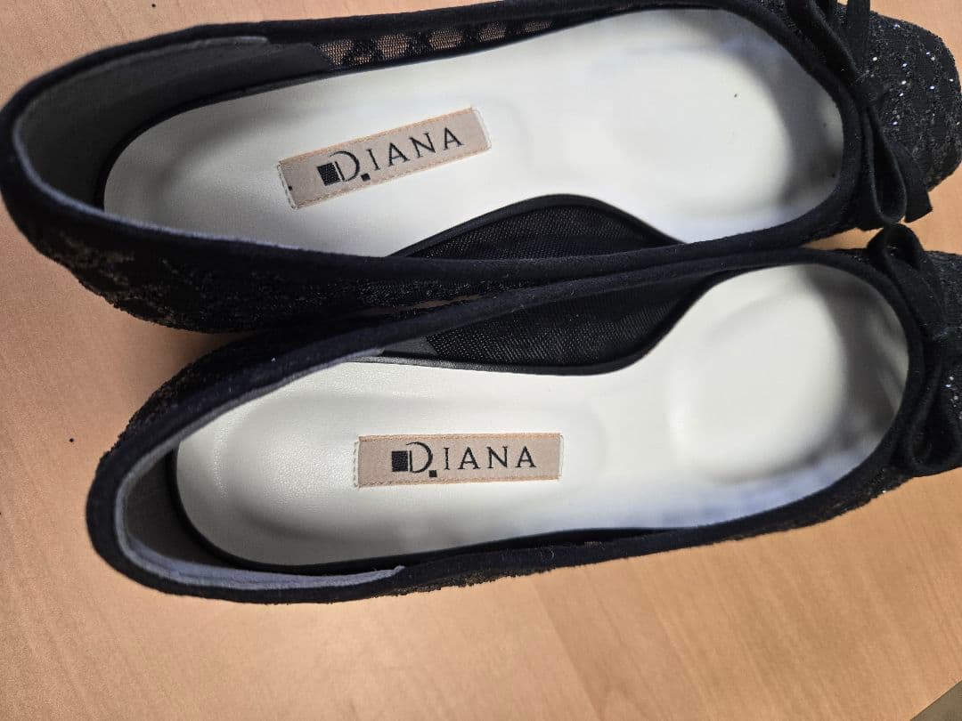 新品同様DIANAスクエアトゥバレエシューズ入学式卒業式定価15,950