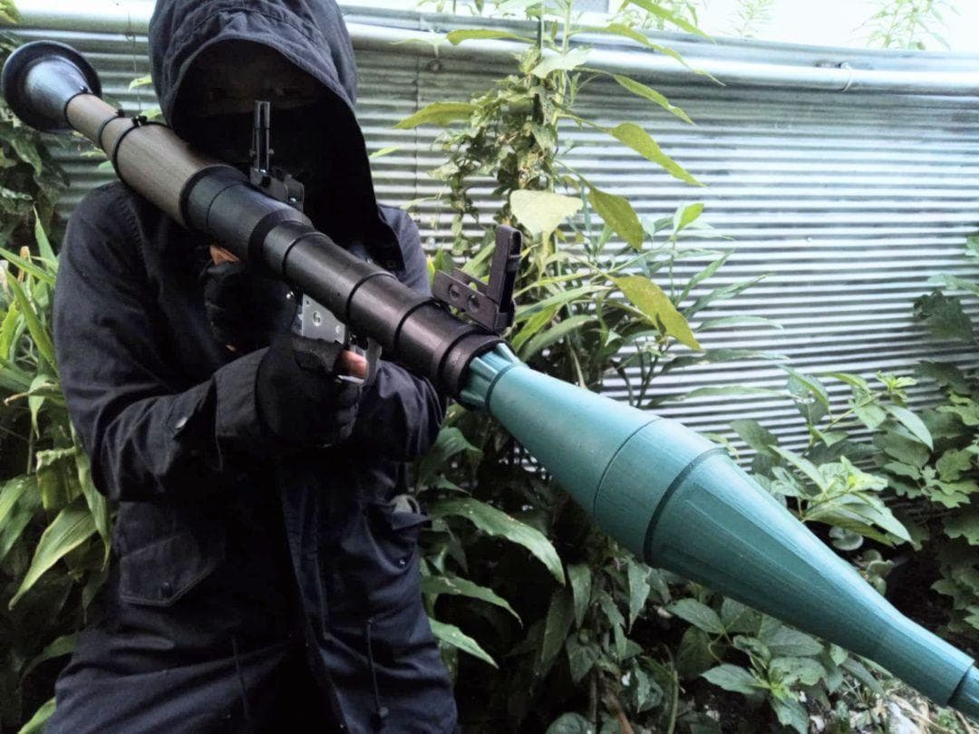 フルスクラッチ RPG-7 ロケットランチャー 3Dプリンター 成形 T