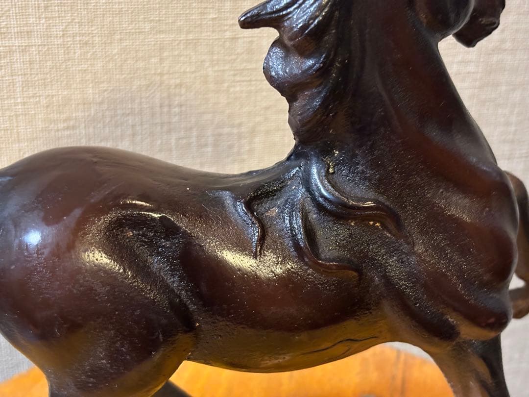 激安！ブロンズ製　左馬