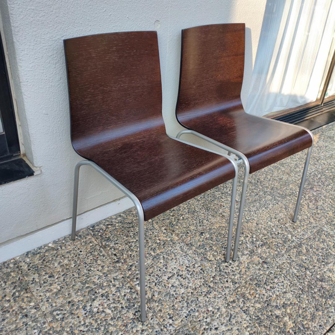 Calligaris カリガリス スタッキングチェア ITALY ２脚セット