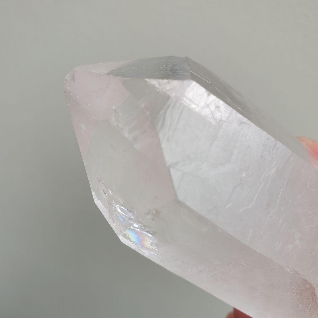大きめ246.5g 幸運を呼ぶ虹水晶・ブラジル産 ポイント パワーストーン