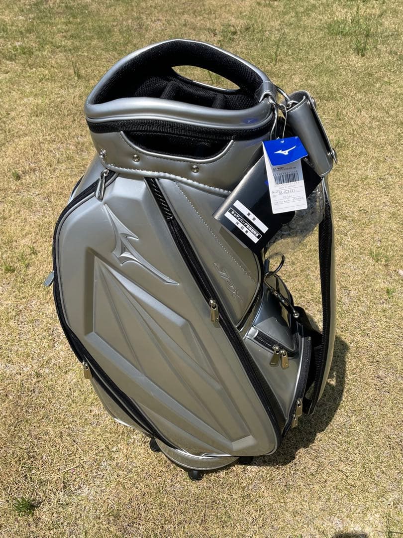 新品未使用品　MIZUNOミズノ キャディバッグ9.5型　シルバー