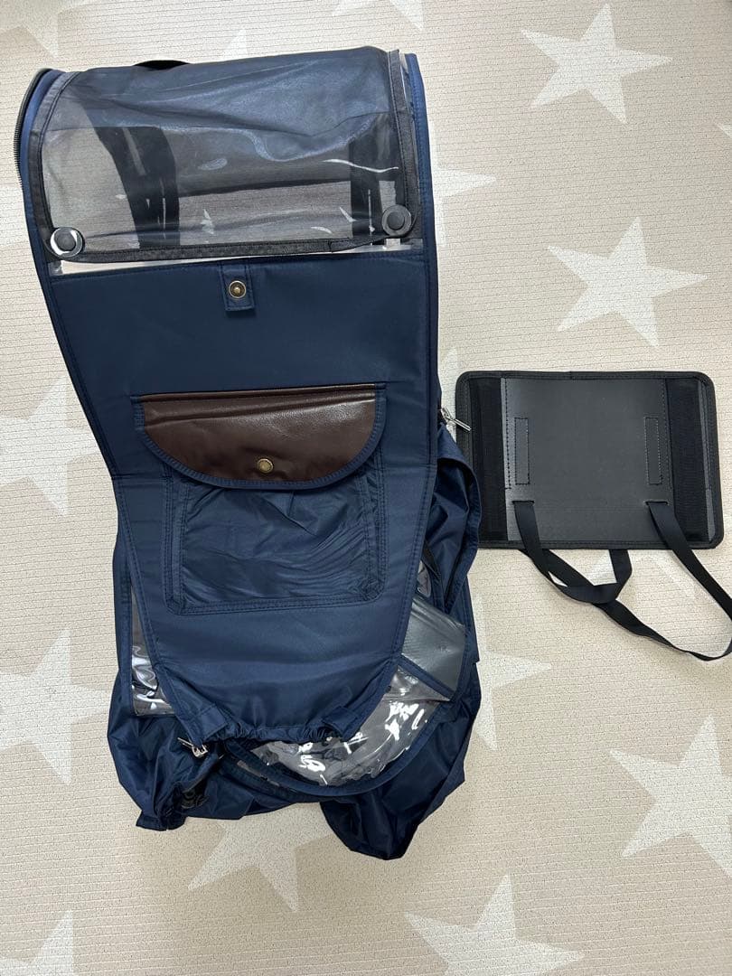 【美品】子ども乗せ自転車レインカバー（後付け前用）