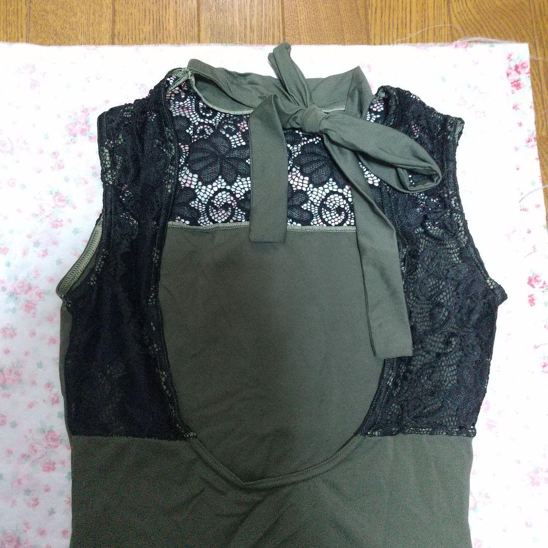 バックリボンレオタード